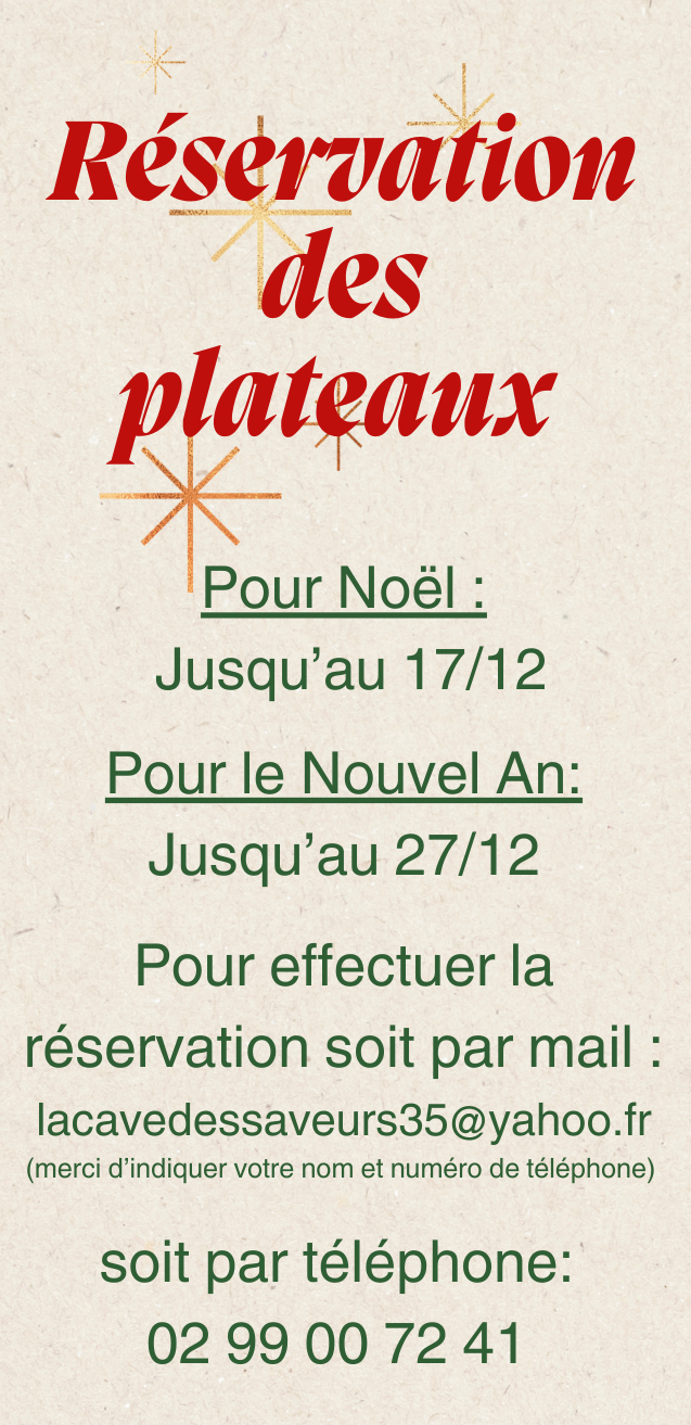 plateaux de fromages